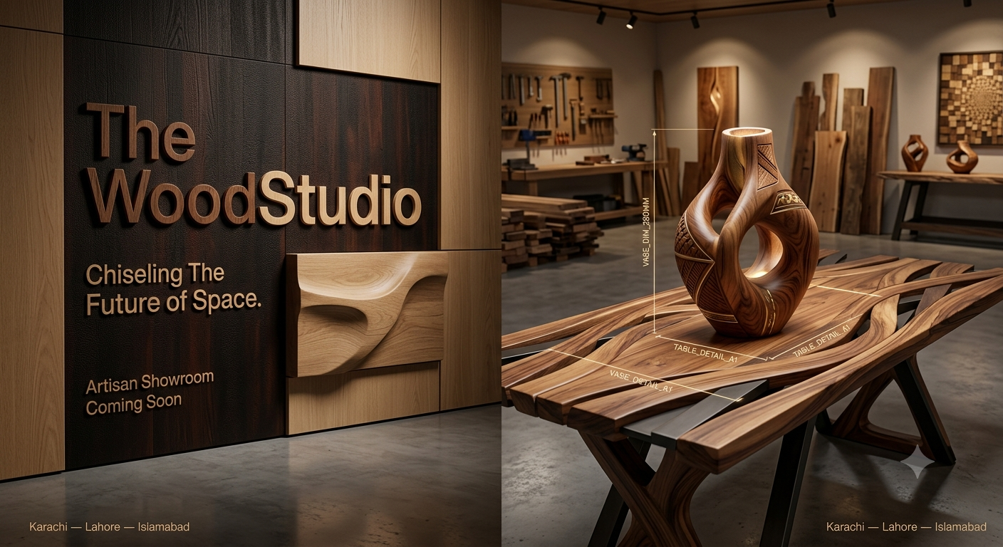 THE WOOD STUDIO Banner